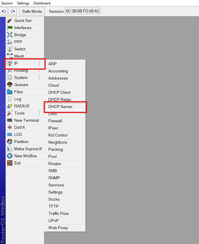 MikroTik DHCP